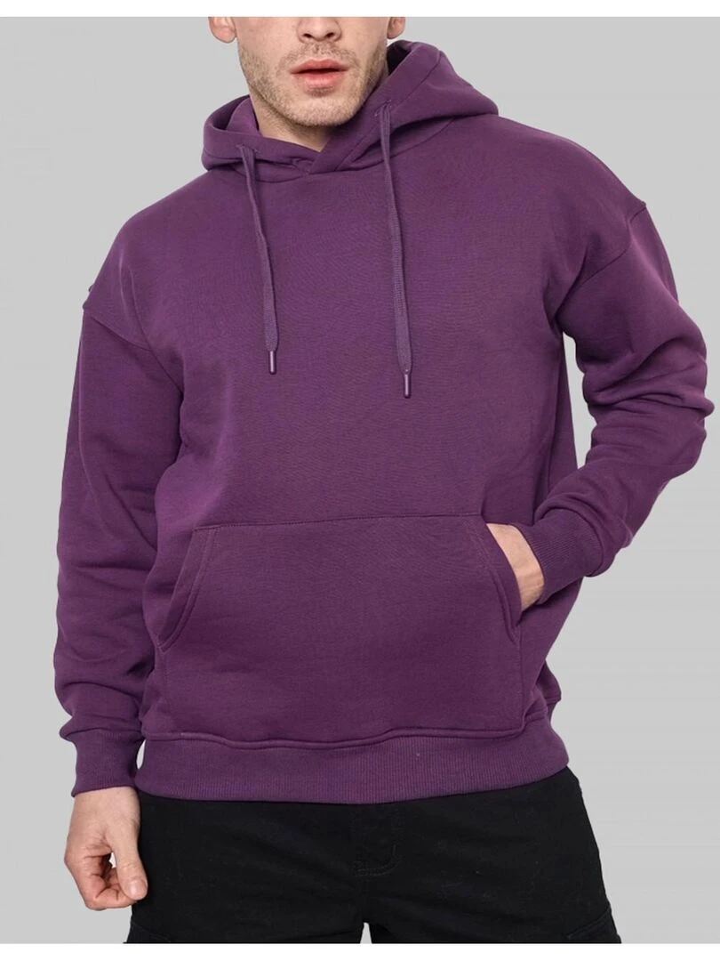 Sweat à capuche Kebello Violet