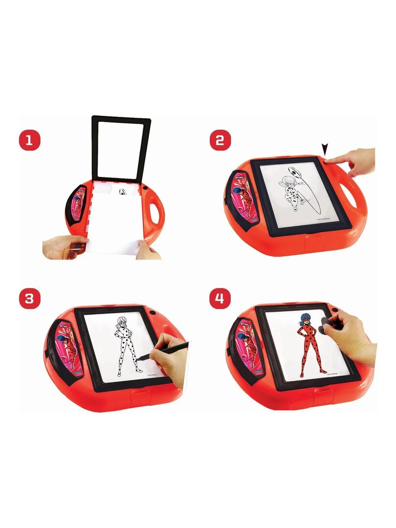 Projecteur À Dessins Miraculous Avec Modèles Et Tampons   N/A