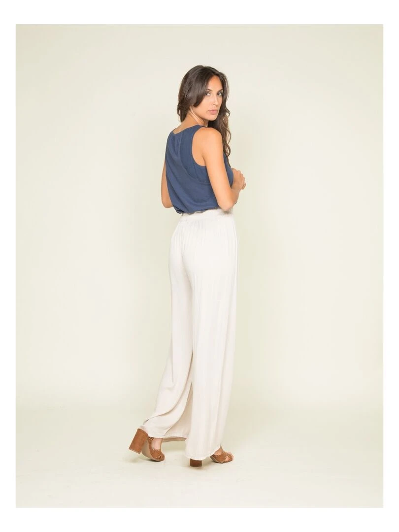 Pantalon fluide ELIA   Bleu marine
