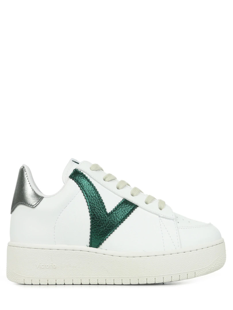 Baskets Madrid Blanc Vert