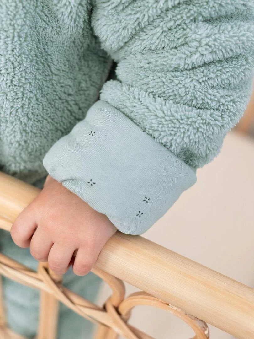 Bemini Nid d'ange BISIDE ouatiné Pady jersey et jersey   Gris foncé