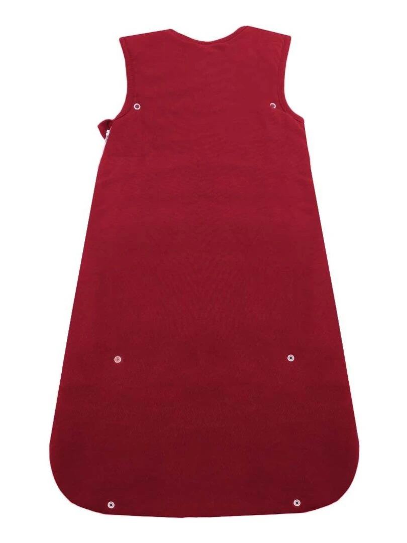 Gigoteuse Mi saison Évolutive 3 6 mois en Coton Bio Cerise Bordeaux