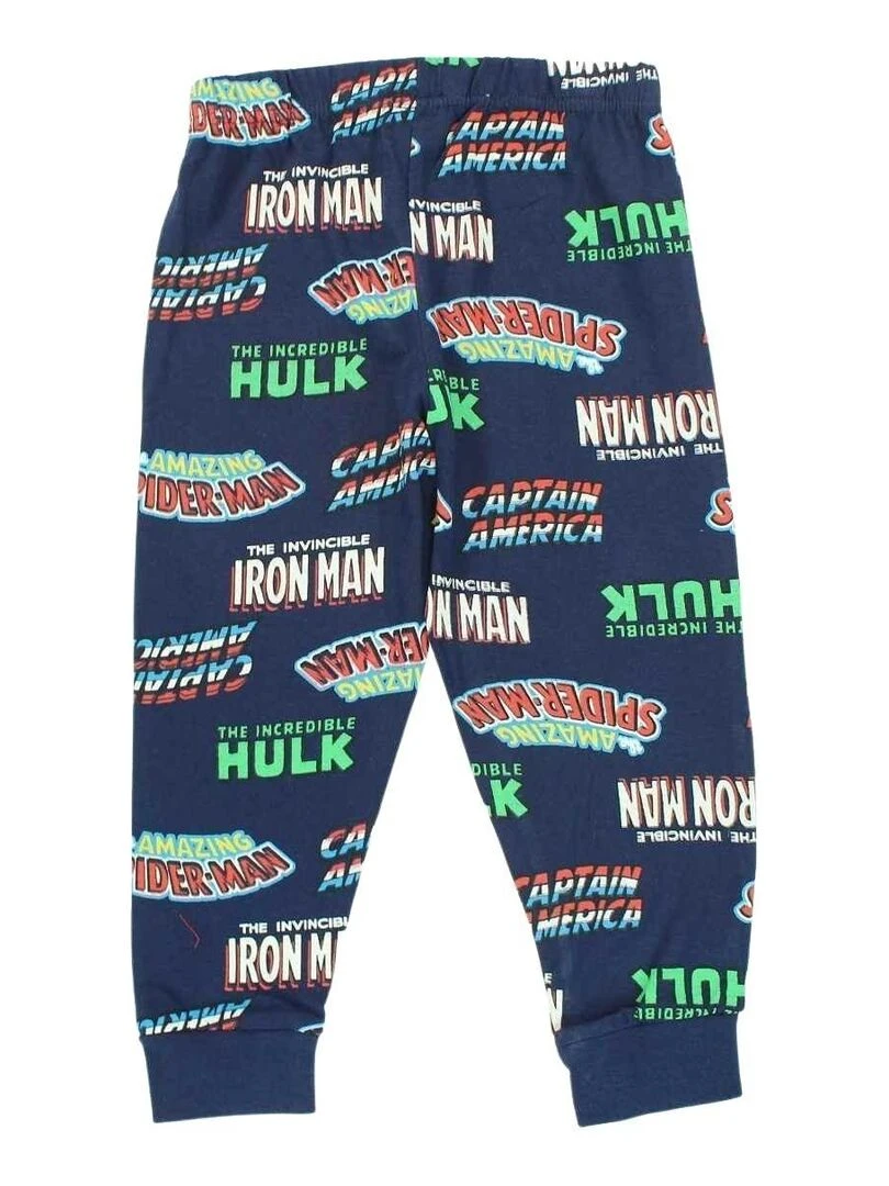 Avengers   Pyjama garçon imprimé Avengers en coton   Rouge