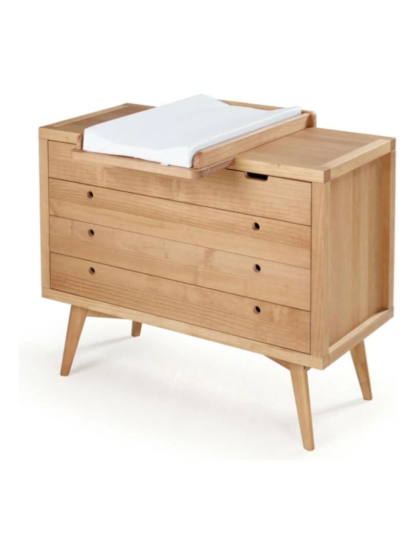 Commode à langer 4 tiroirs Marley AKITEN RETAIL Marron