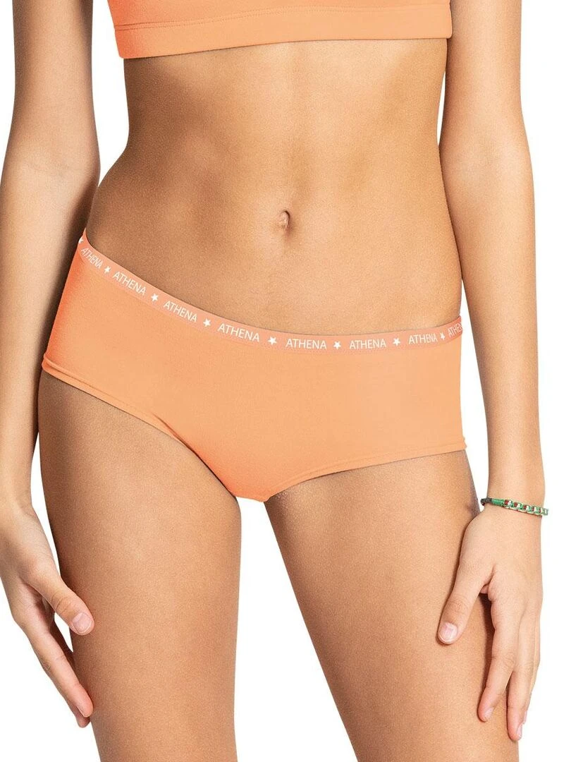 Lot de 3 boxers fille Ecopack Girl Mode   Fille   Blanc Rose