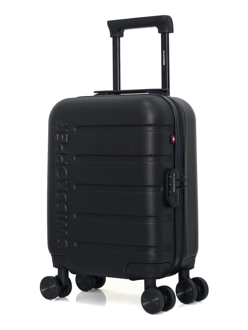 SWISS KOPPER VALISE CABINE XS AIGLE 4 ROUES 46 CM Noir