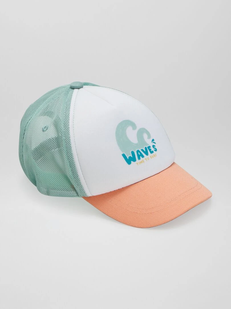 Casquette à imprimé surf Blanc