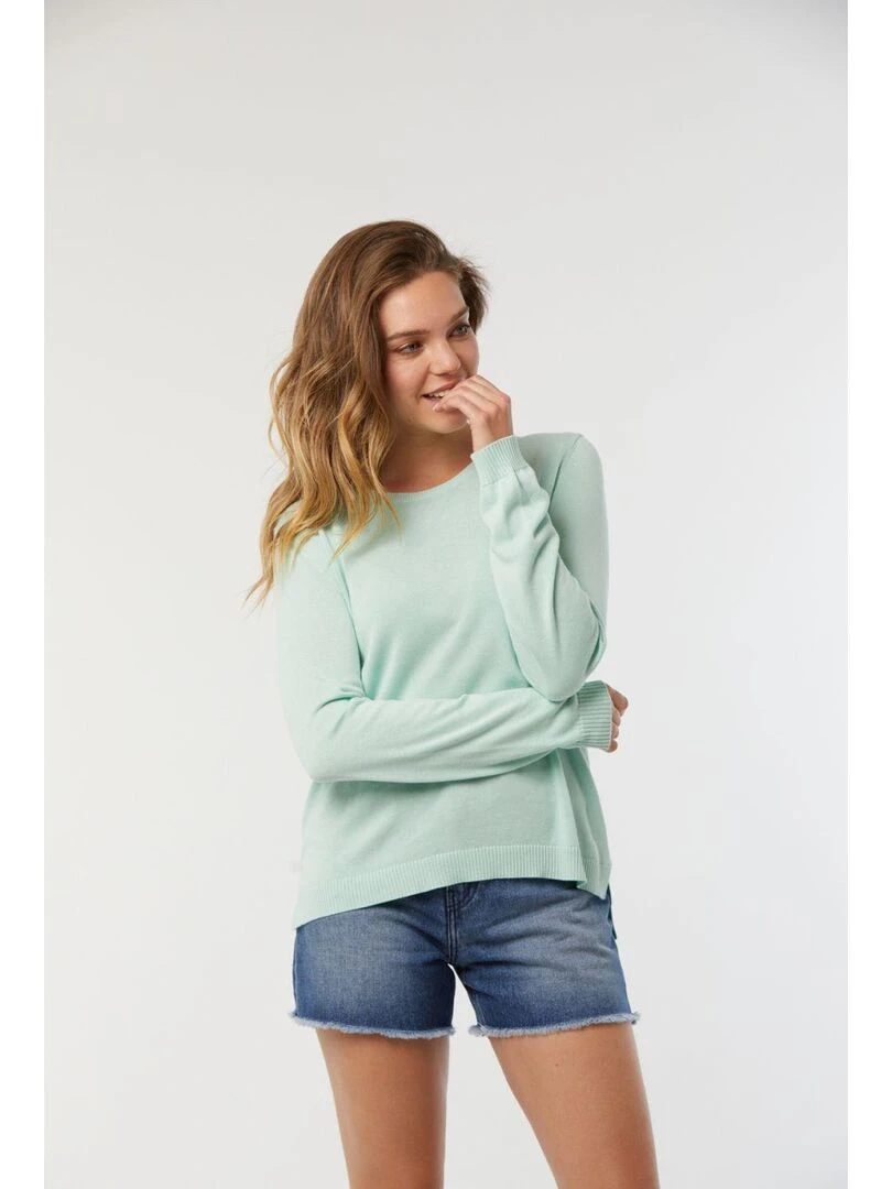 Lee Cooper Pull manches longues viscose regular CLAIRA Bleu