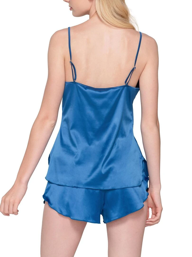 Short Bas pyjama Prestige   Bleu