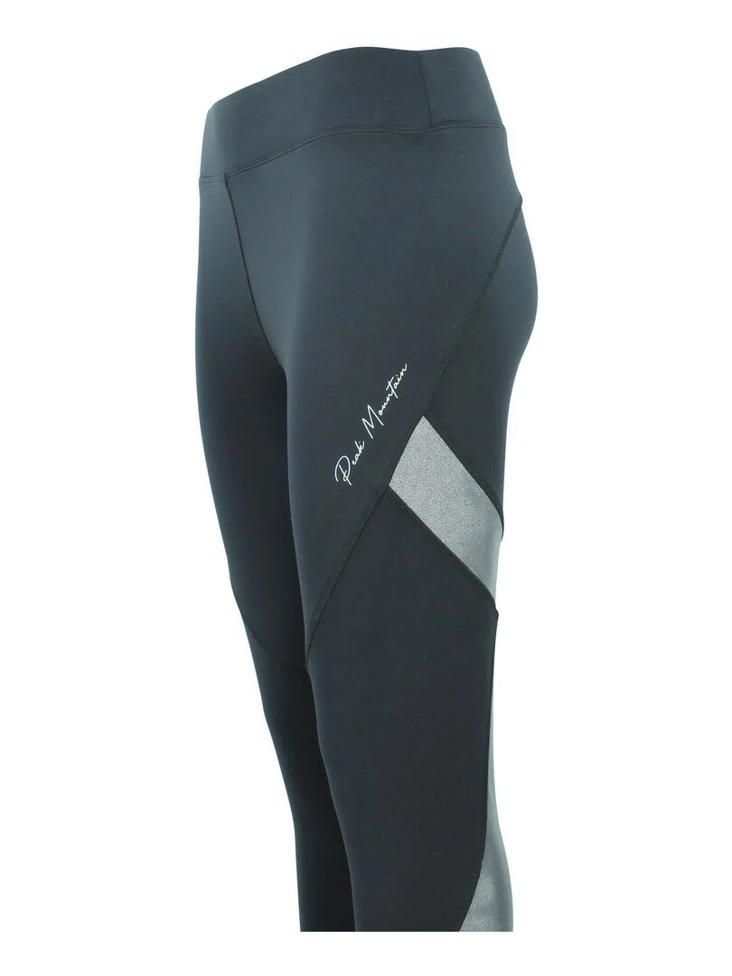 Legging technique femme ATHLETE   Noir Argenté