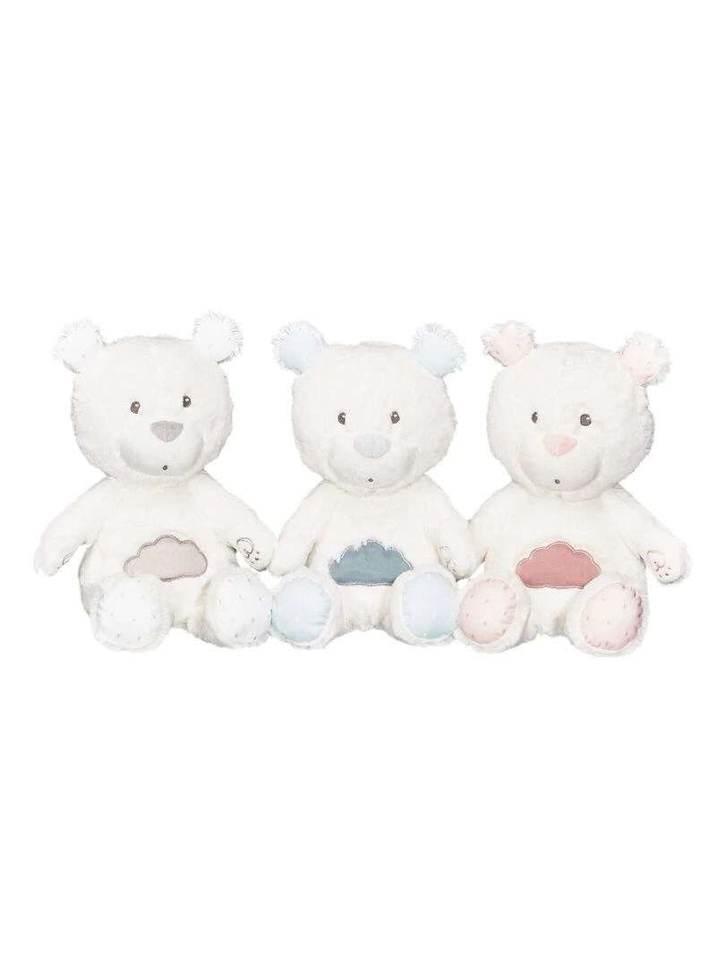 Doudou en velours blanc SAUTHON Blanc Bleu