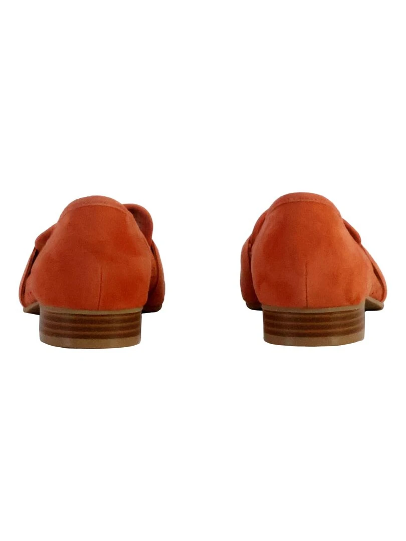 Mocassin Basse Cuir Emilie Karston Joude   Orange