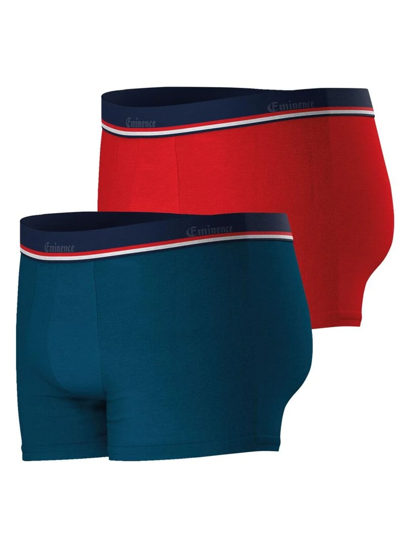 Lot de 2 boxers homme Fait en France   Bleu