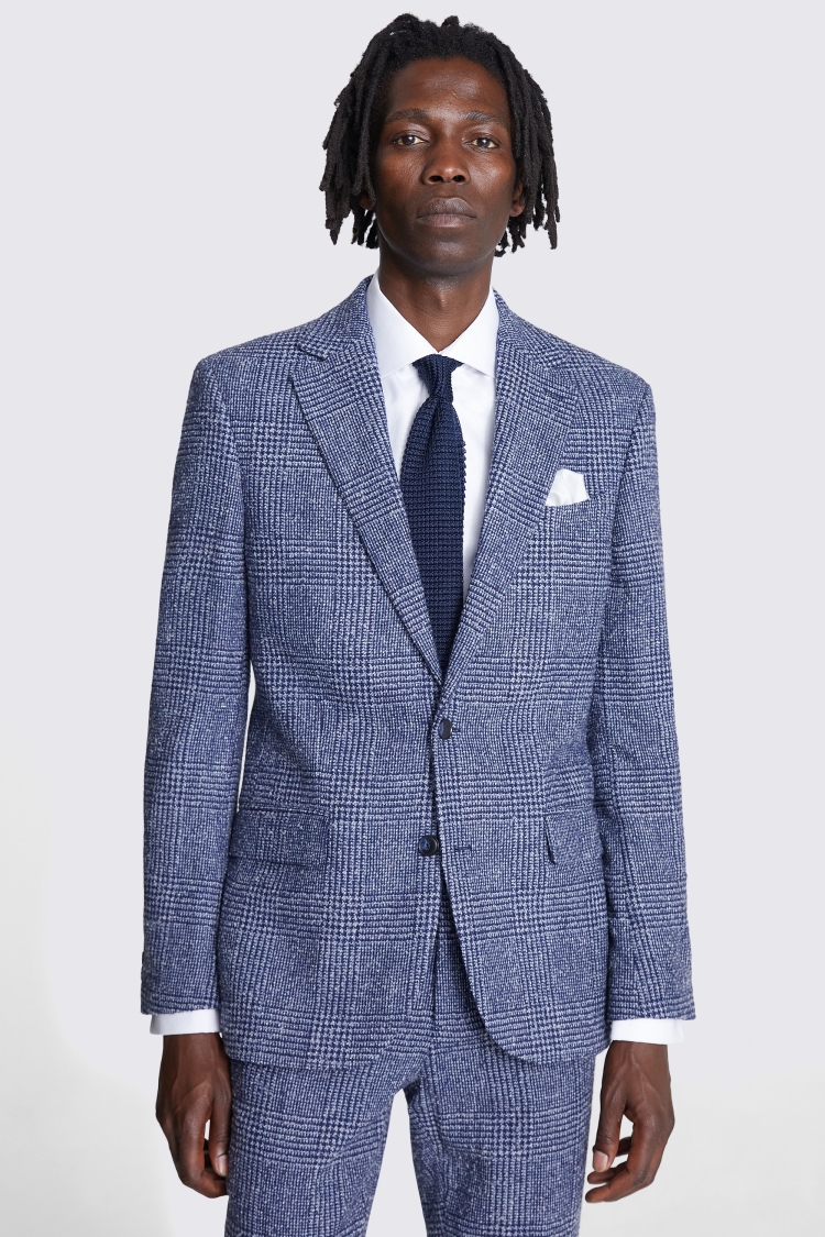 Slim Fit Black and White Check Jacket   Buy Online at Moss