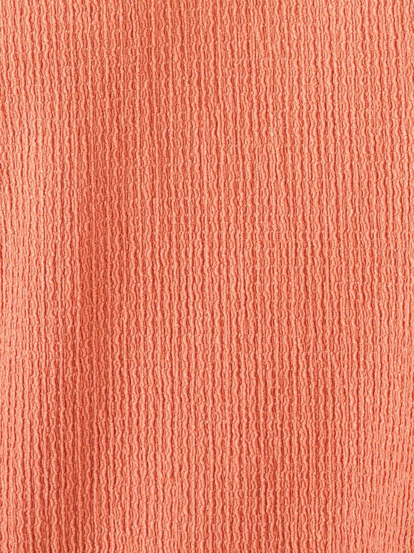 Tee shirt maille souple texturée   Damart   Abricot