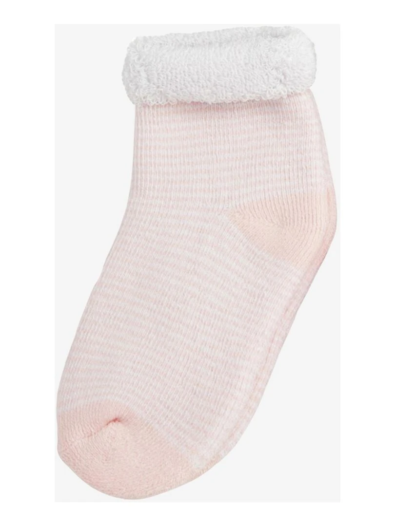 Lot de 3 paires de chaussettes bébé bébé Trois Kilos Sept   Blanc