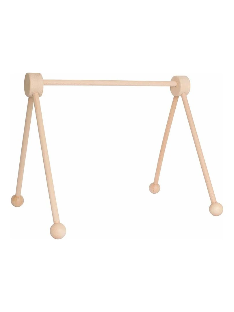 Portique d'éveil en bois Arche de jeux Beige