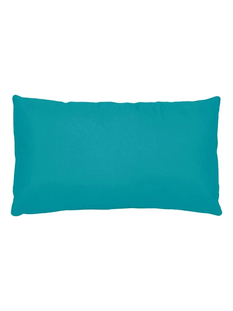 Taie D'oreiller Rectangle Unie en Coton Bleu canard