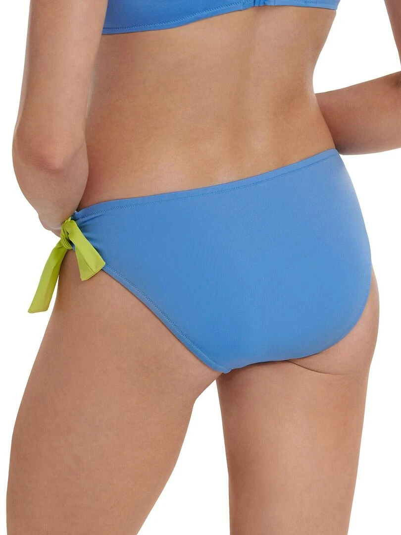 Bas maillot slip de bain à nouettes amovibles Laos   Bleu