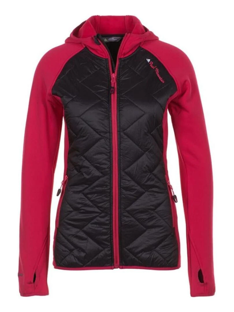 Blouson polarshell femme ACERLA Noir Rose