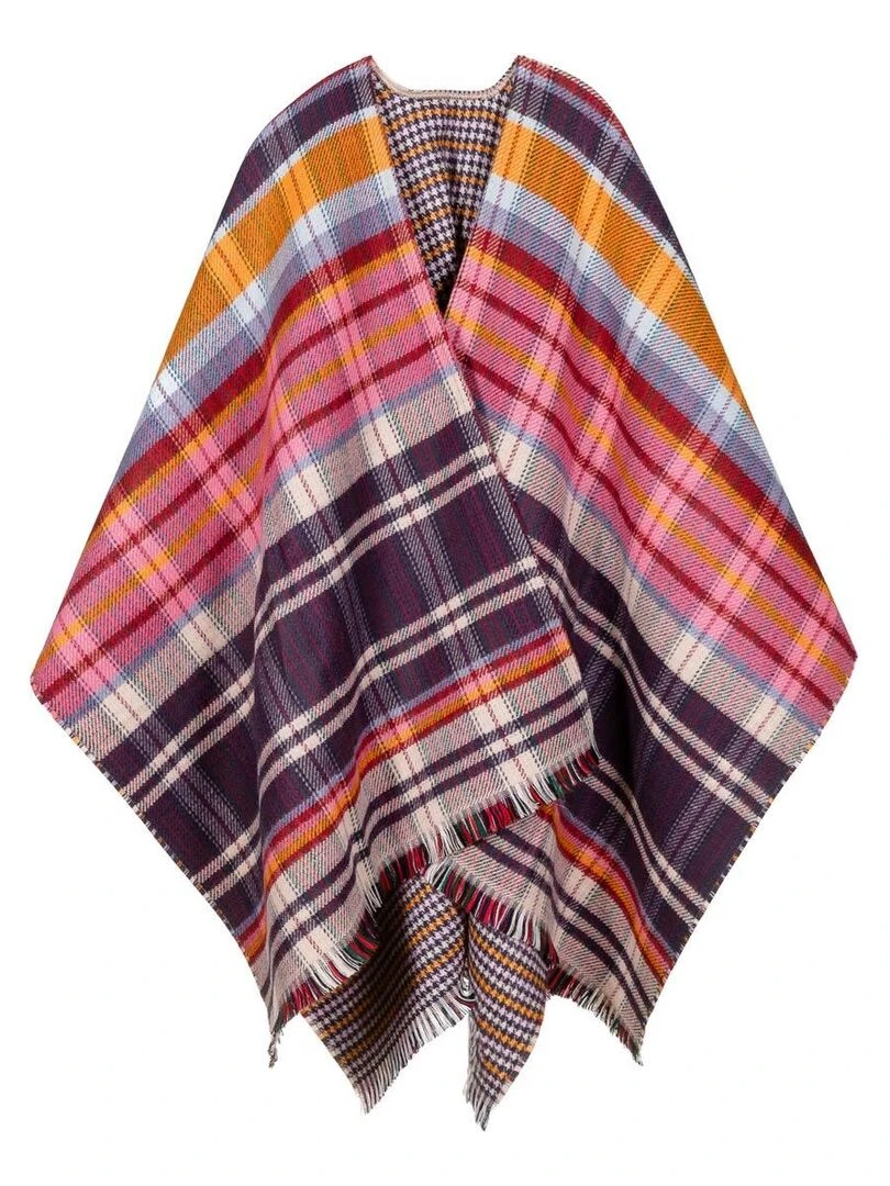 Poncho Kilty Fabriqué en France Multicolore