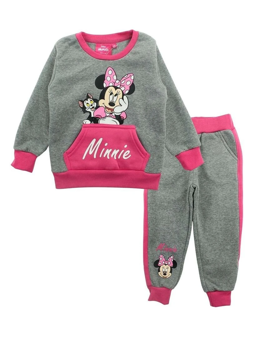 Disney Ensemble Sweat pantalon fille Imprimé Minnie Gris
