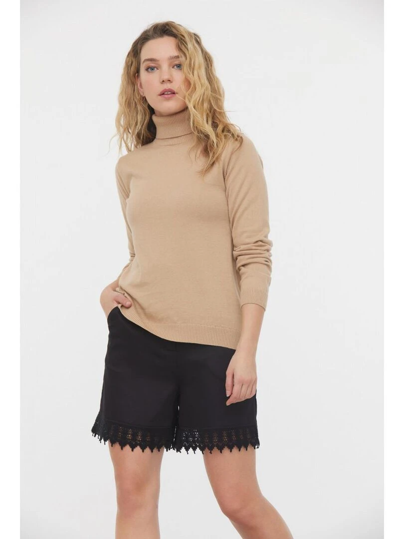 Lee Cooper   Pull coton regular CINALI   Beige argile