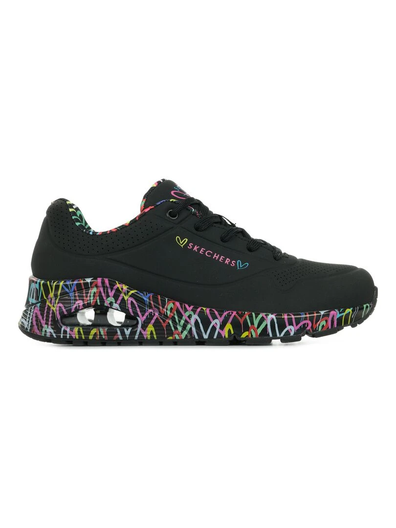 Baskets Uno Loving Love Noir Multicolore