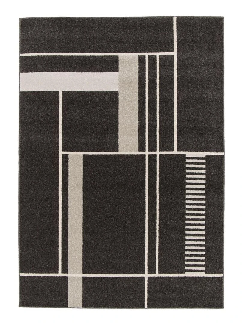 Tapis salon CONTEMREC OEKO TEX® Noir