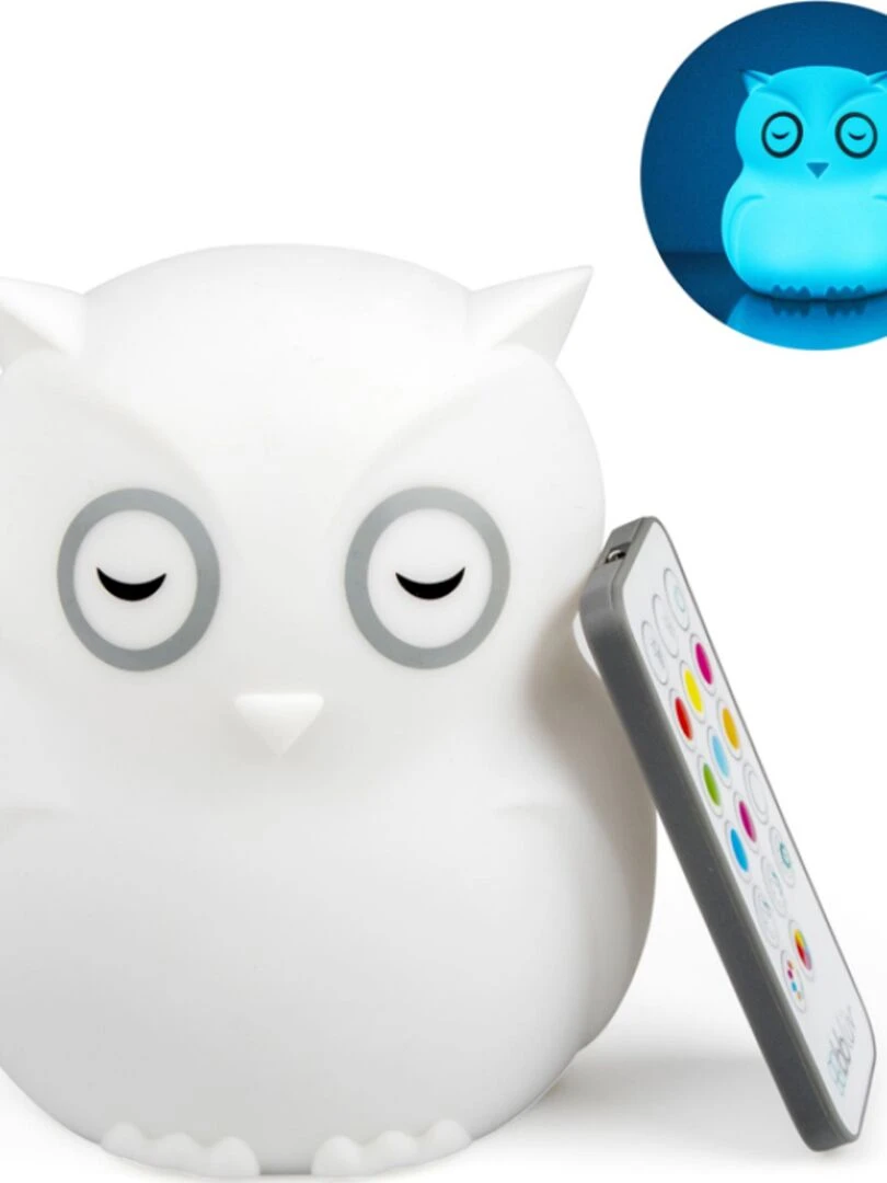 Veilleuse nomade en silicone Hibü (12 cm) Blanc