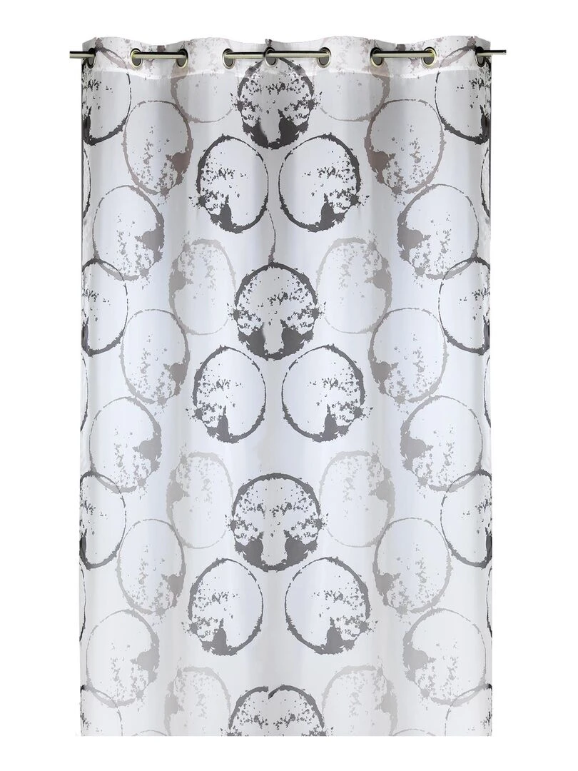 Voilage tamisant au style artistique   Taupe