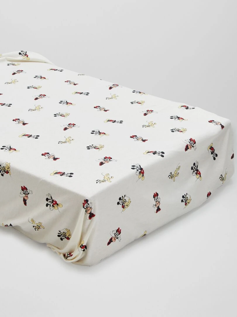 2 draps housse 'Disney' Blanc