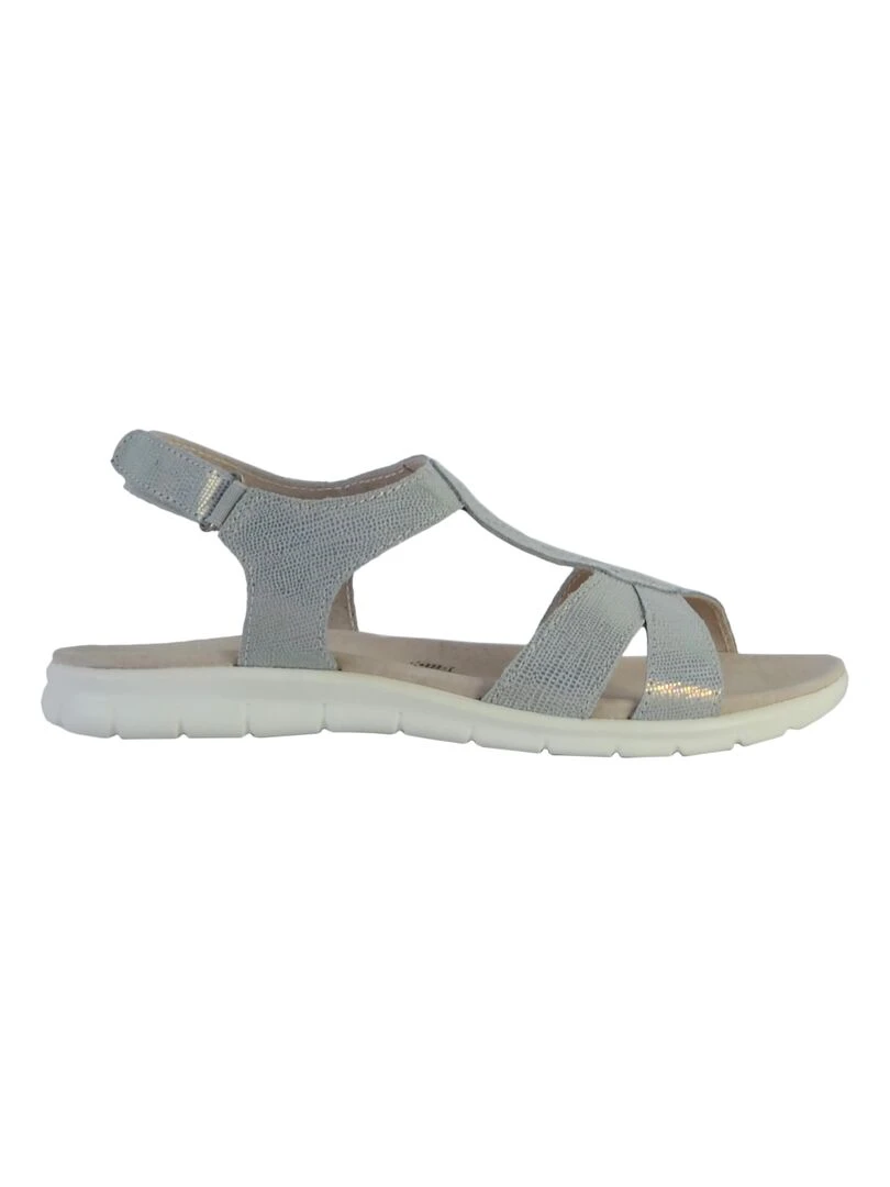 Sandale Cuir Enza Nucci   Gris