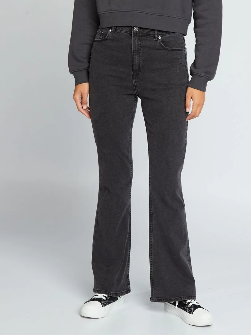 Jean flare/bootcut 5 poches Noir