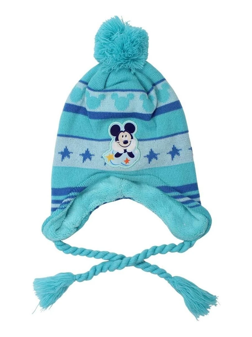 Disney Bonnet garçon imprimé Mickey Bleu