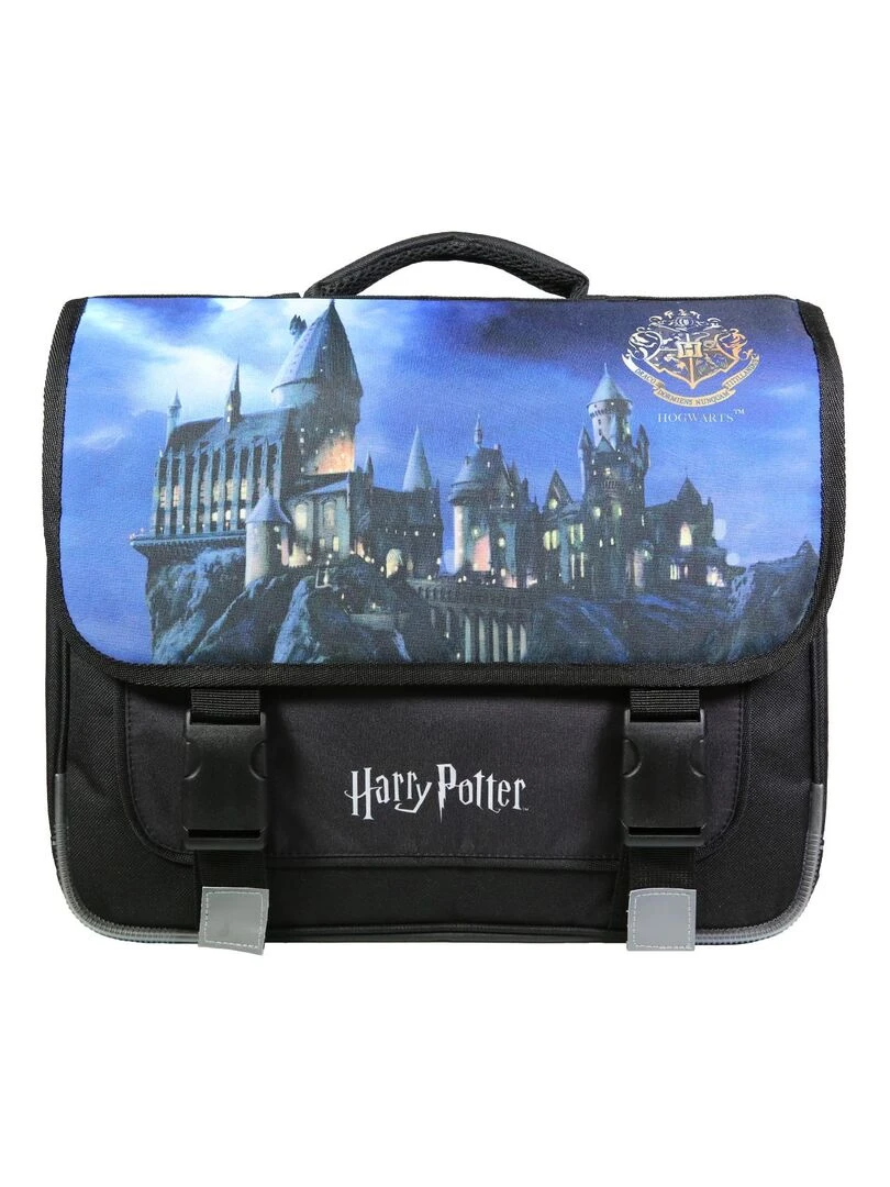 BAGTROTTER Cartable 38 cm Harry Potter Noir Château Noir