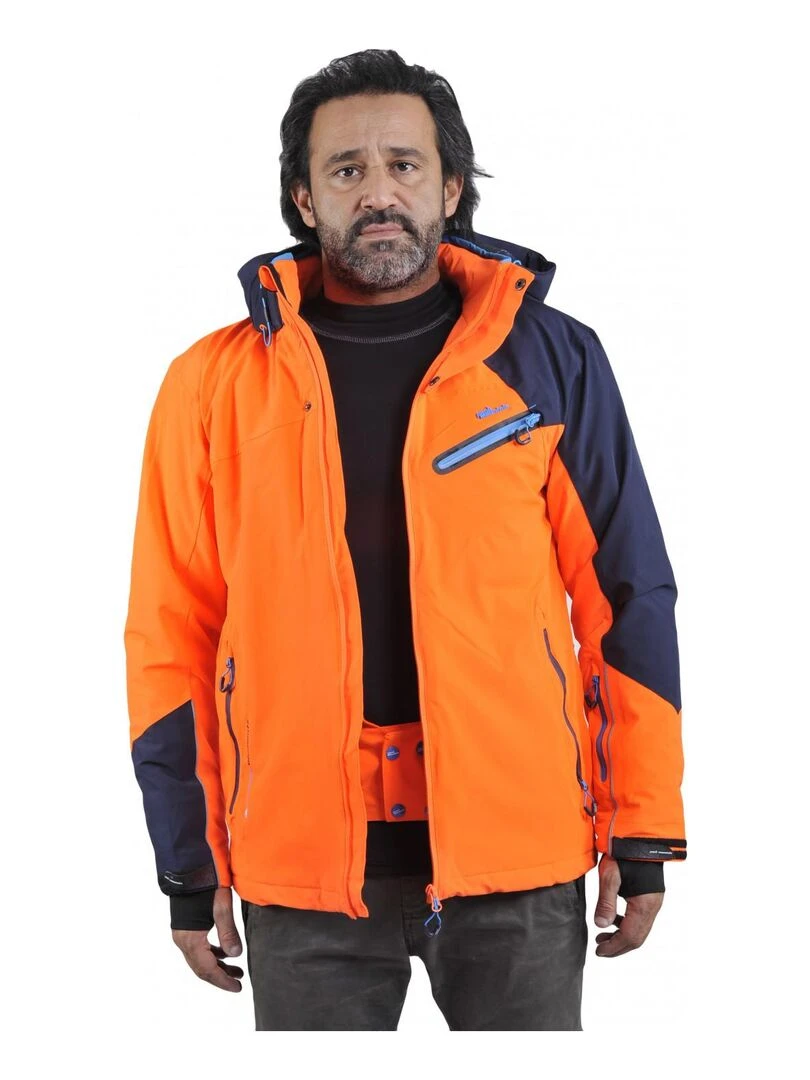 Blouson de ski homme CALIS   PEAK MOUNTAIN   Orange