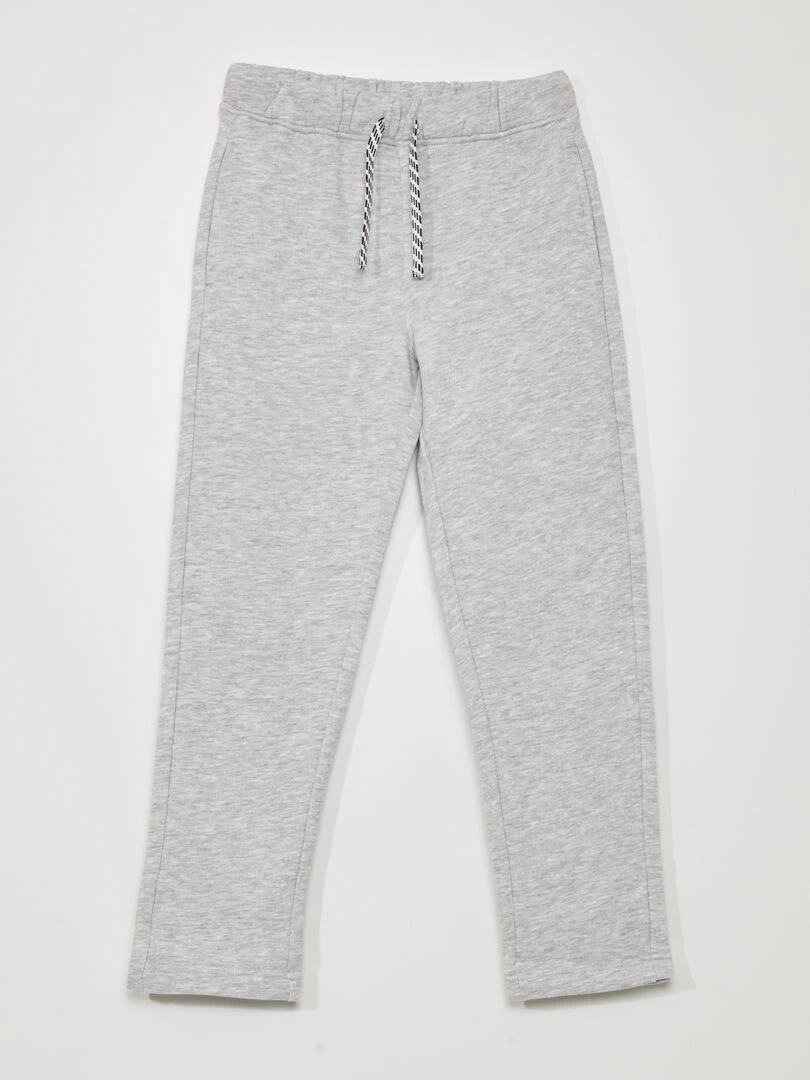 Jogging chiné avec ceinture ajustable Gris