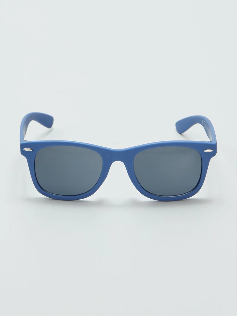 Lunettes de soleil basiques Bleu