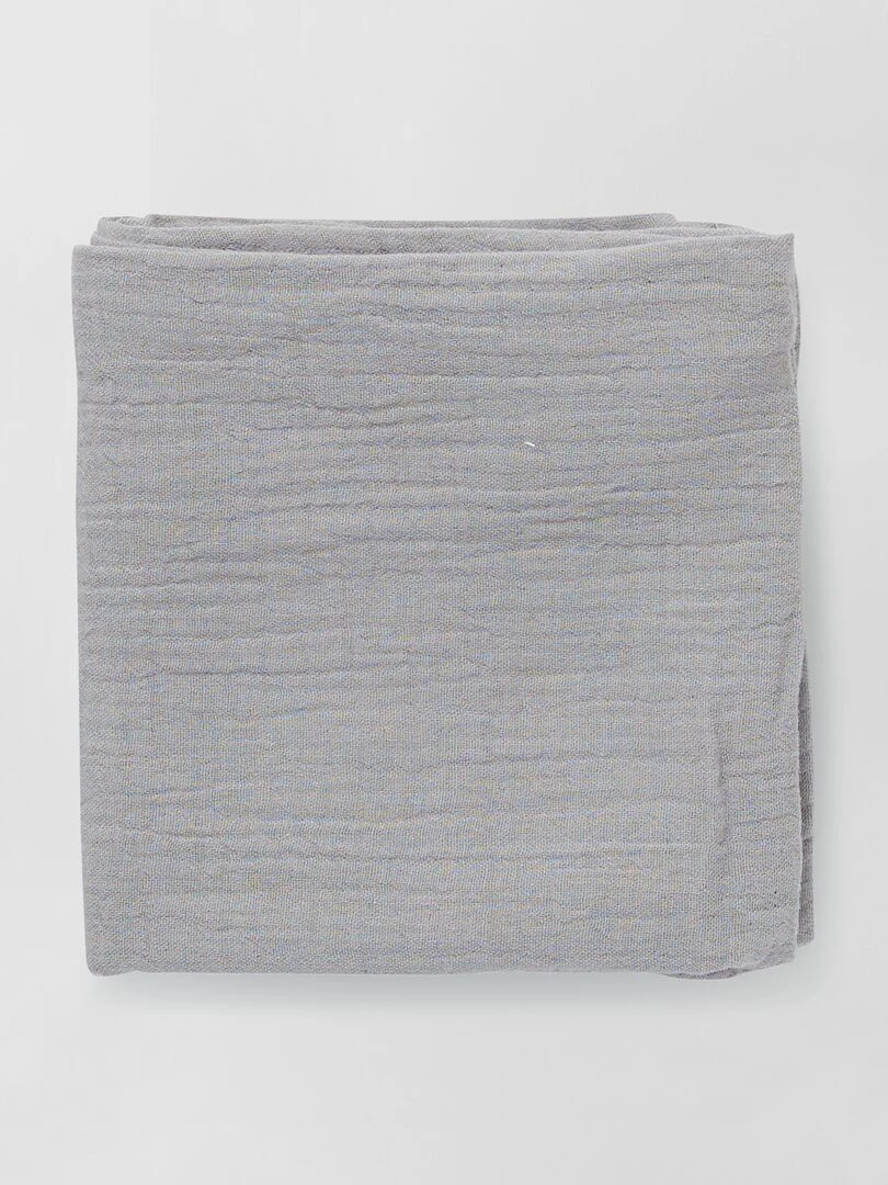 Lot de 3 langes en gaze de coton   Gris