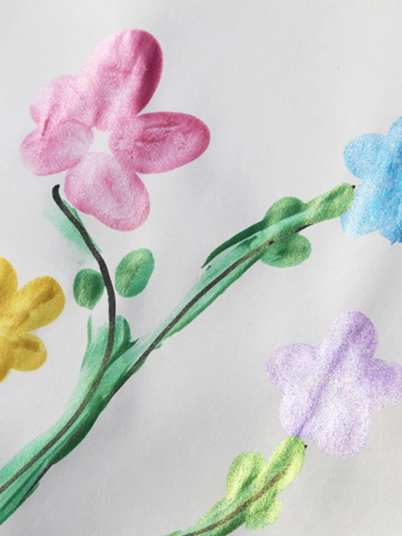 Peinture au doigt 6 couleurs métallisées   N/A