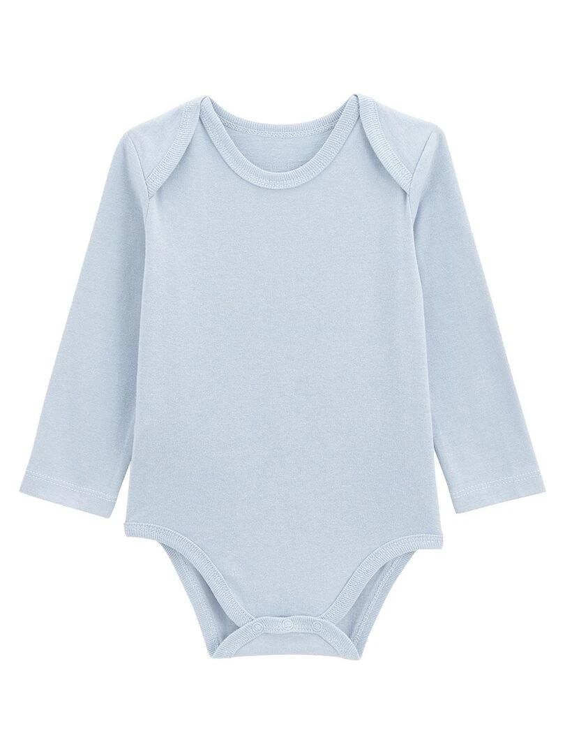 Lot de 3 bodies bébé manches longues   Gris Gris