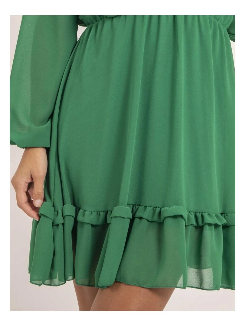 Robe courte IOLANDE   Vert