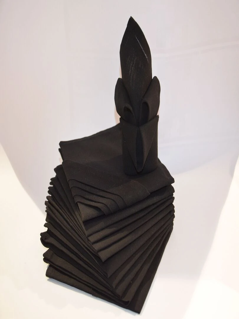 LOT 12 SERV UNI NOIR Noir