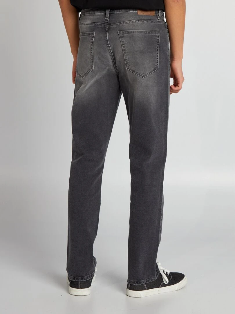 Jean slim à 5 poches   Gris