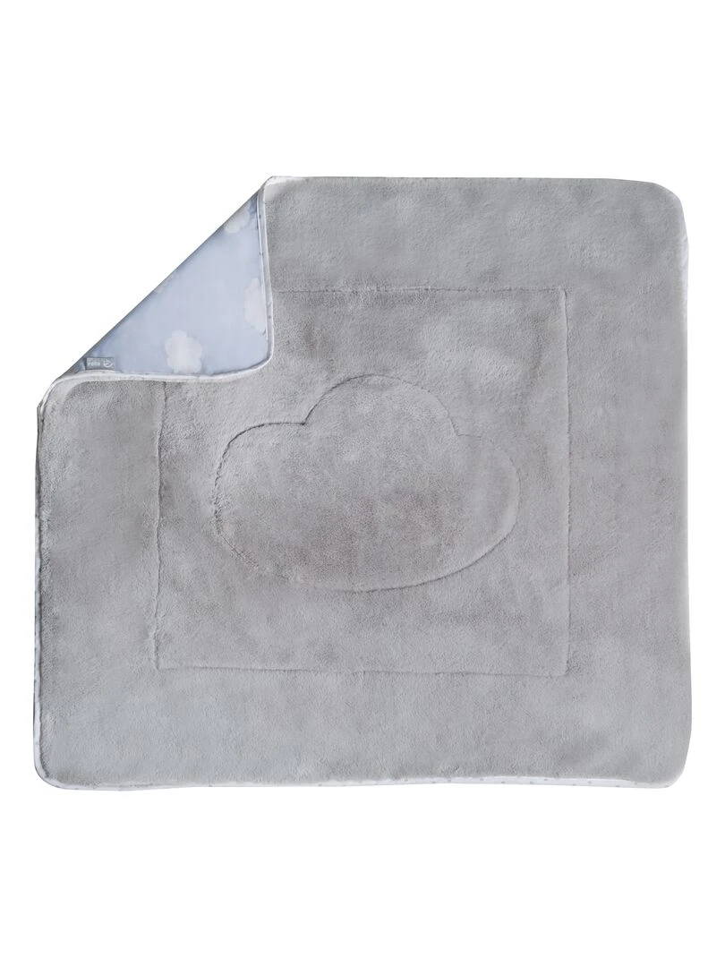 ROBA Couverture de Bébé "Petit Nuage" 80 x 80 cm Bleu Clair / Blanc Bleu clair