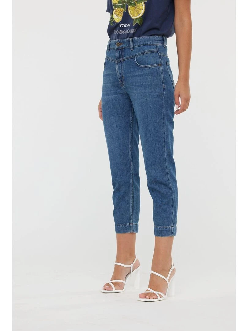 Lee Cooper Jean coton boyfriend JORDA Bleu