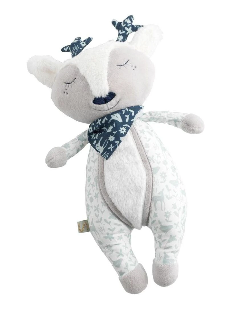 Doudou daim en velours gris SAUTHON Gris
