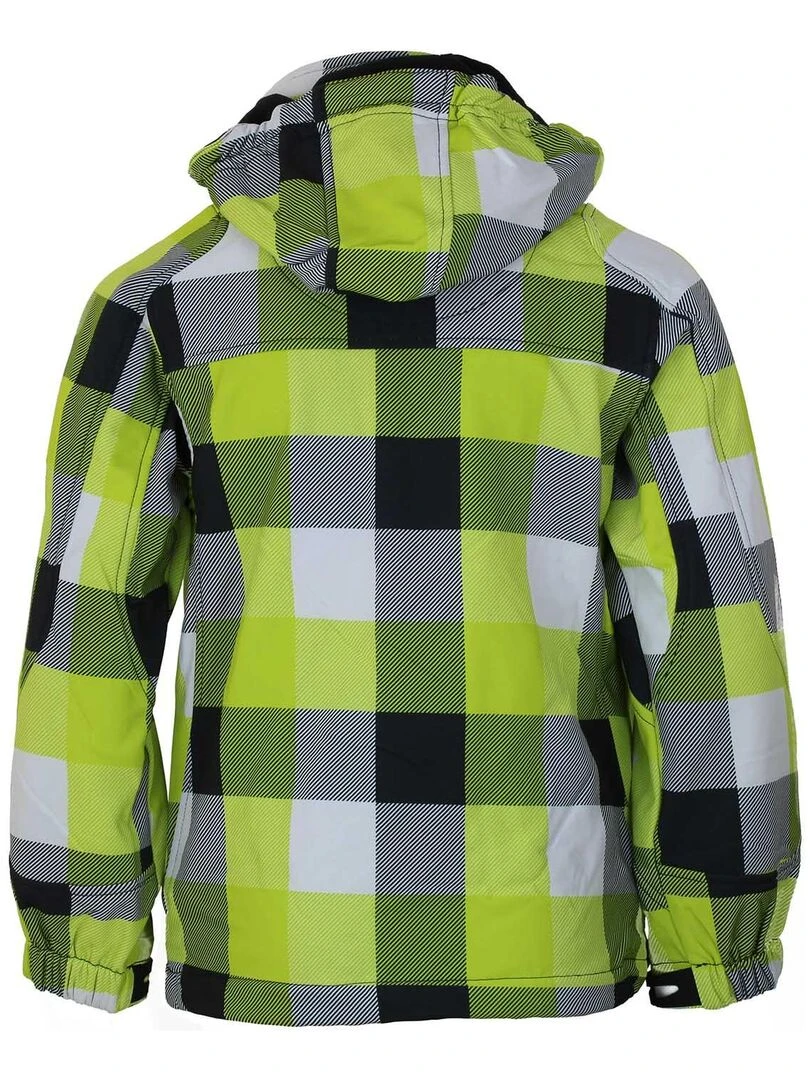 Blouson softshell garçon ECINA PEAK MOUNTAIN Vert anis