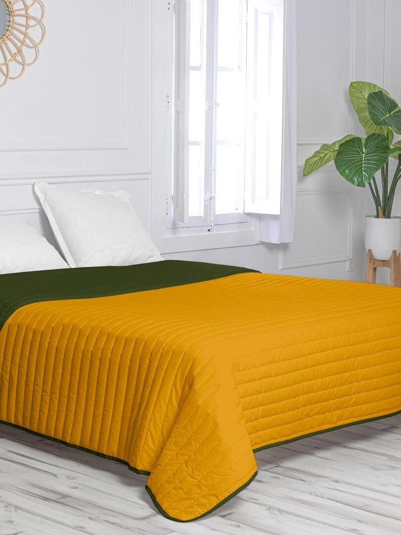 Couvre lit Dash "Happyfriday" Vert olive
